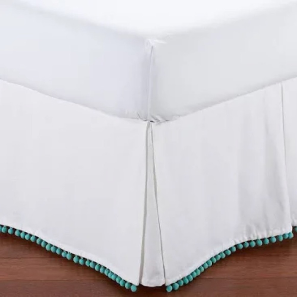 PB Teen White Cotton Linen Fabric